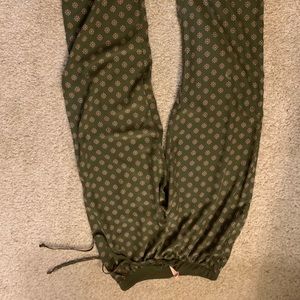 Fun harem silk lounge pants